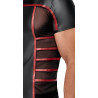 NEK T-shirt TOP ORMETO Noir-Rouge